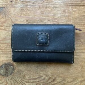 Dooney & Bourke Florentine Leather Flap Wallet